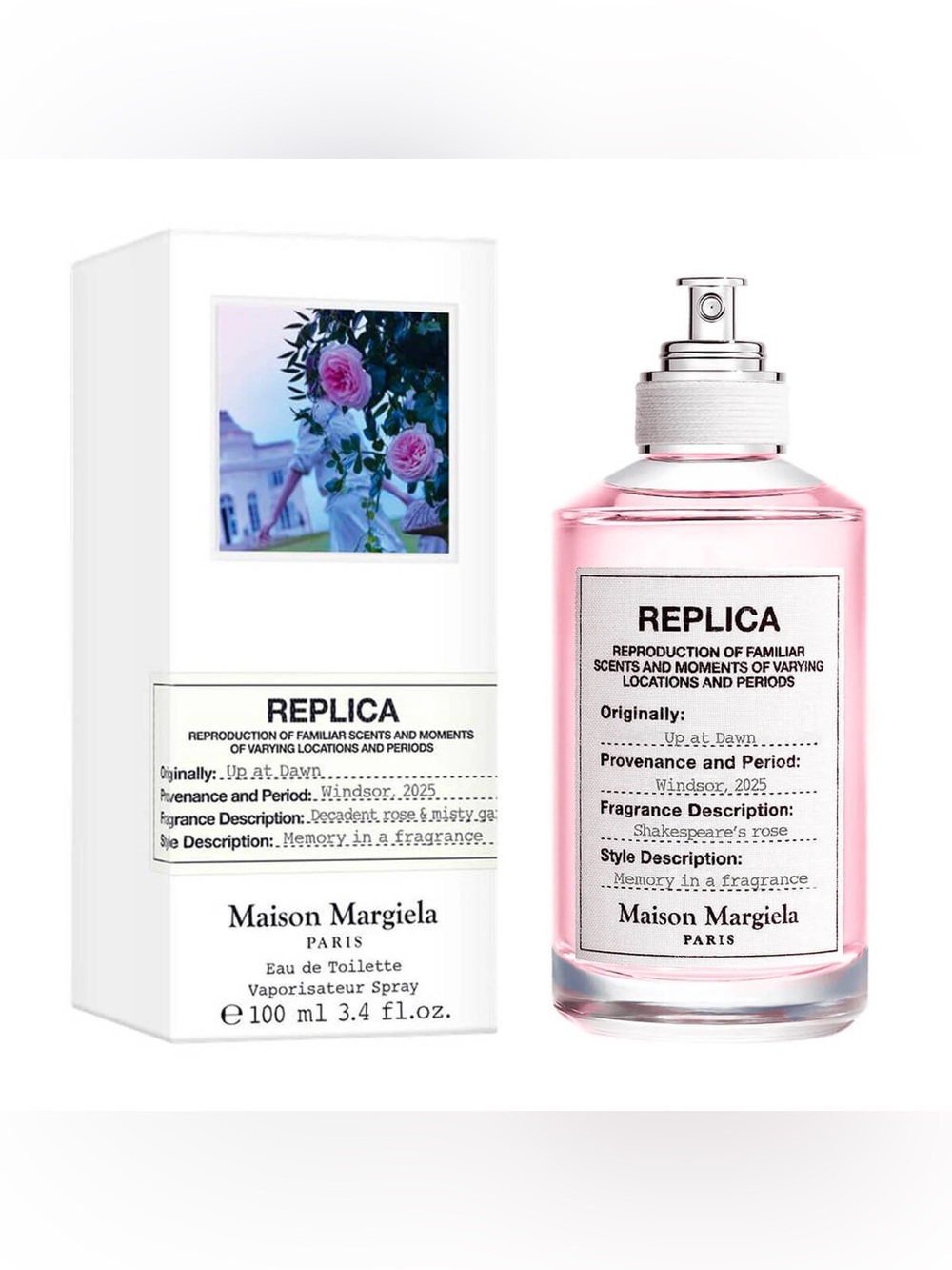 NWT 3.4oz Maison Margiela Replica Up at Dawn Eau de Toilette perfume fragrance